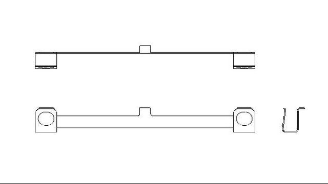Better Brake Parts Disc Brake Pad Retaining Clip P/N:12727 Fits: Lexus Lx470 07-98, Toyota Land Cruiser 07-98 - Image 1