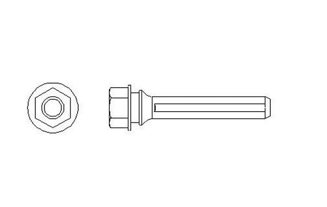 Better Brake Parts Disc Brake Caliper Bolt P/N:12736 Fits: Lexus Es300h, Lexus Es350, Lexus Gs200t, Lexus Gs300, Lexus Gs350, Lexus Gs450h, Lexus Hs250h, Lexus Is200t, Lexus Is250, Lexus Is300 - Image 1