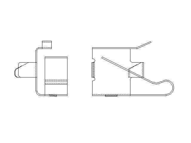 Better Brake Parts Disc Brake Pad Retaining Clip P/N:12753 Fits: Chevrolet W3500 Tiltmaster, Chevrolet W4500 Tiltmaster, Chevrolet W5500 Tiltmaster, GMC W3500 Forward, GMC W4500 Forward, GMC W5500 Forward, Isuzu Npr, Isuzu Npr-hd, Isuzu Nqr, Isuzu Nrr - Image 1