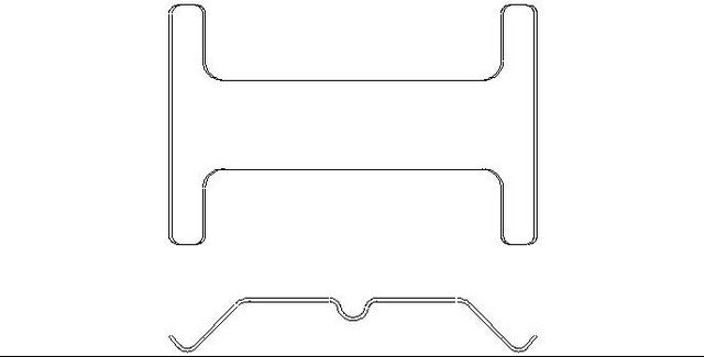 Better Brake Parts Disc Brake Pad Retaining Clip P/N:12902 Fits: Lexus Gs200t, Lexus Gs300, Lexus Gs350, Lexus Gs430, Lexus Gs450h, Lexus Gs460, Lexus Is200t, Lexus Is300, Lexus Is350, Lexus Ls430, Lexus Rc200t, Lexus Rc300, Lexus Rc350 - Image 1