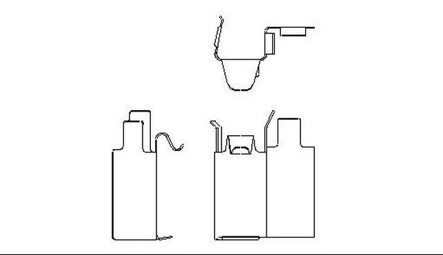 Better Brake Parts Disc Brake Pad Retaining Clip P/N:12907 Fits: Mazda Protege 01-99, Mazda Rx-8 11-04, Toyota Rav4 05-01 - Image 1