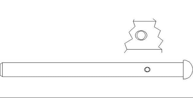 Better Brake Parts Disc Brake Caliper Pin P/N:12913 Fits: Lexus Ls430 06-01 - Image 1