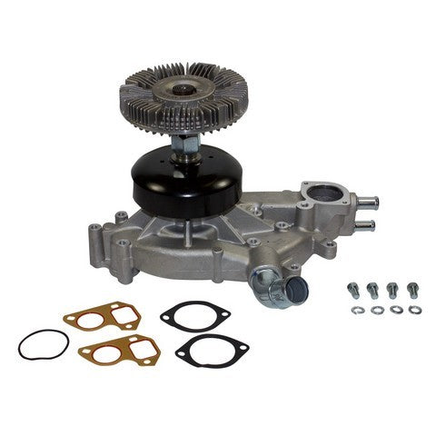 GMB Engine Water Pump with Fan Clutch P/N:130-0003 Fits: Cadillac Escalade, Cadillac Escalade Esv, Cadillac Escalade Ext, Chevrolet Avalanche 1500, Chevrolet Silverado 1500, Chevrolet Silverado 1500 Hd, Chevrolet Silverado 2500 - Image 1