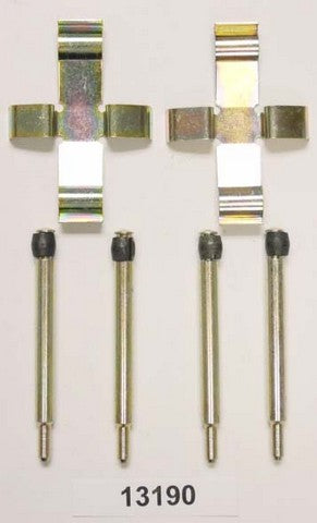 Better Brake Parts Disc Brake Hardware Kit P/N:13190K Fits: Mercedes-benz 200d, Mercedes-benz 220, Mercedes-benz 220d, Mercedes-benz 230, Mercedes-benz 240d, Mercedes-benz 250c, Mercedes-benz 280, Mercedes-benz 280c, Mercedes-benz 280ce - Image 1