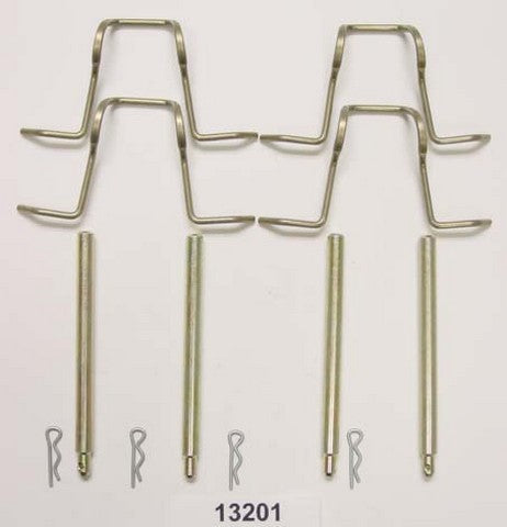 Better Brake Parts Disc Brake Hardware Kit P/N:13201K Fits: Mercedes-benz 300sd, Mercedes-benz 300se, Mercedes-benz 300sel, Mercedes-benz 380se, Mercedes-benz 380sec, Mercedes-benz 380sel, Mercedes-benz 380sl, Mercedes-benz 380slc, Mercedes-benz 500sec - Image 1