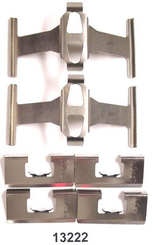 Better Brake Parts Disc Brake Hardware Kit P/N:13222K Fits: Acura Integra 01-90, Honda Civic 00-99, Honda Civic 95-92, Honda Civic Del Sol 97-93, Honda Crx 91-90, Honda Prelude 91-88 - Image 1