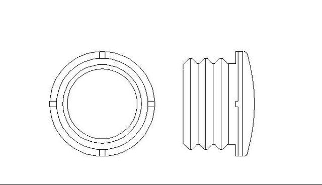 Better Brake Parts Disc Brake Caliper Pin Bushing P/N:13237 Fits: Alfa Romeo Giulia, Alfa Romeo Stelvio, Audi A3, Audi A3 Quattro, Audi A3 Sportback E-tron, Audi A4, Audi A4 Quattro - Image 1