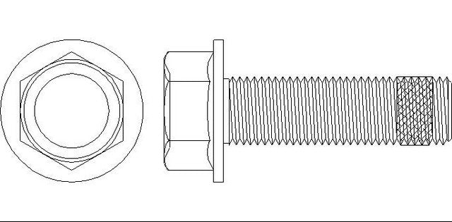 Better Brake Parts Disc Brake Caliper Bolt P/N:13249 Fits: Ford F-53 Motorhome Chassis, Ford F-650, Ford F-750, International 3000, International 3000fe, International 3000re, International 3200, International 3300, International 3400 - Image 1