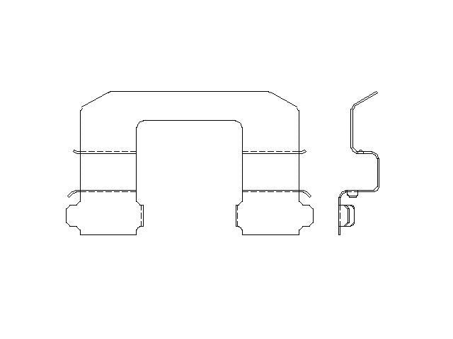 Better Brake Parts Disc Brake Pad Retaining Clip P/N:13261 Fits: Hyundai Elantra 06-02 - Image 1