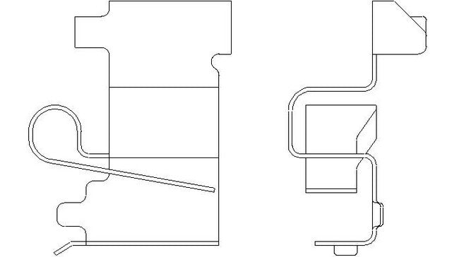 Better Brake Parts Disc Brake Pad Retaining Clip P/N:13273 Fits: Lexus Rx300 03-02 - Image 1