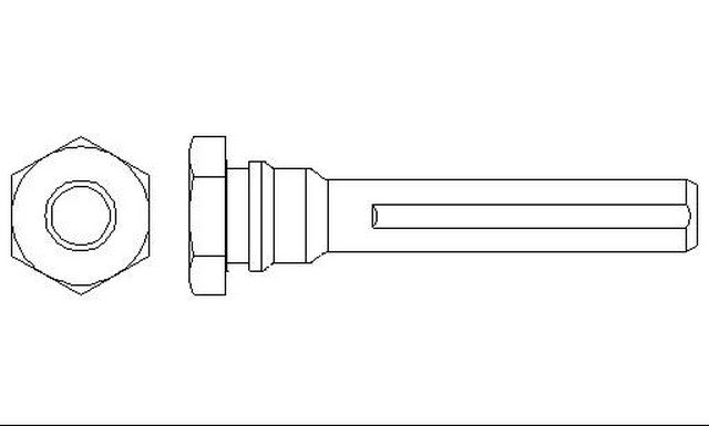 Better Brake Parts Disc Brake Caliper Bolt,Disc Brake Caliper Pin P/N:13299 Fits: Acura Ilx, Acura Rl, Acura Rsx, Ford Explorer, Ford Fiesta, Honda City, Honda Civic, Honda Cr-v, Honda Cr-z, Honda Fit - Image 1