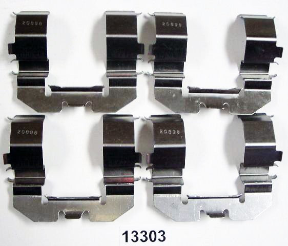 Better Brake Parts Disc Brake Hardware Kit P/N:13303K Fits: Subaru Legacy 96-90 - Image 1