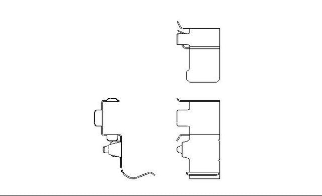 Better Brake Parts Disc Brake Pad Retaining Clip P/N:13312 Fits: Kia Sephia 01-98, Kia Spectra 04-00 - Image 1