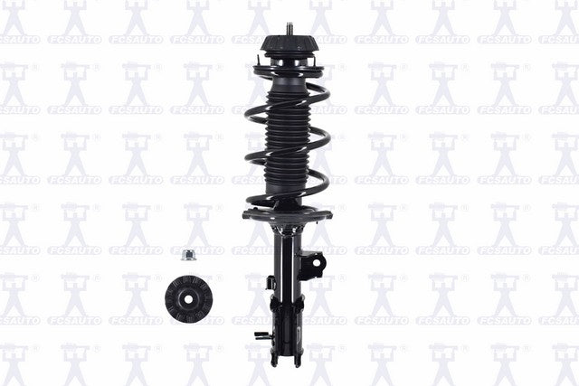 Focus Auto Parts Suspension Strut and Coil Spring Assembly P/N:1333497R Fits: Hyundai Accent 17-12, Kia Rio 17-12 - Image 1