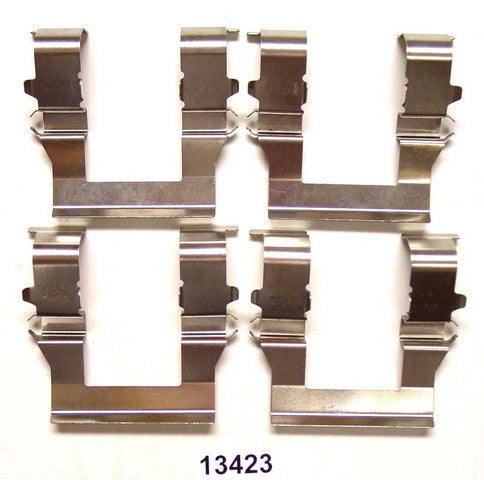 Better Brake Parts Disc Brake Hardware Kit P/N:13423K Fits: Dodge Stealth, Eagle Talon, Mitsubishi 3000gt, Mitsubishi Diamante, Mitsubishi Eclipse, Mitsubishi Galant, Mitsubishi Lancer, Mitsubishi Montero, Mitsubishi Montero Sport, Mitsubishi Outlander - Image 1