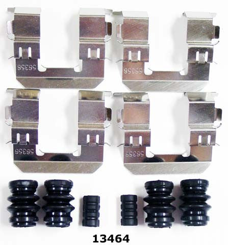 Better Brake Parts Disc Brake Hardware Kit P/N:13464K Fits: Mazda Mpv 06-04, Scion Fr-s 16-13, Subaru B9 Tribeca 07-06, Subaru Brz 20-13, Subaru Legacy 14-10, Subaru Outback 14-10, Subaru Tribeca 14-08, Toyota 86 20-17, Toyota Gr86 24-22 - Image 1