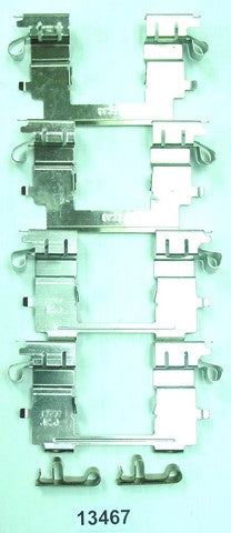 Better Brake Parts Disc Brake Hardware Kit P/N:13467K Fits: Lexus Rx330 06-04, Lexus Rx350 09-07, Lexus Rx400h 08-06, Toyota Highlander 07-06 - Image 1
