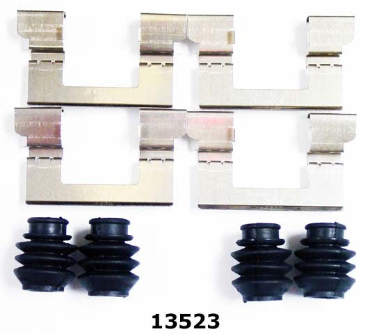 Better Brake Parts Disc Brake Hardware Kit P/N:13523K Fits: Infiniti Qx56 10-06, Nissan Armada 11-07, Nissan Titan 10-08 - Image 1