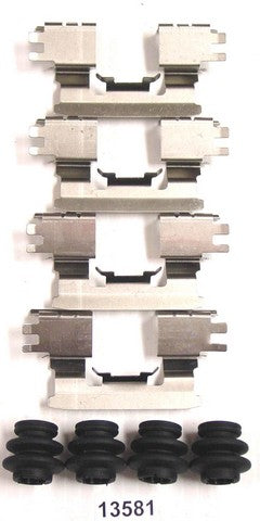 Better Brake Parts Disc Brake Hardware Kit P/N:13581K Fits: Scion Iq 15-13, Suzuki Aerio 05-02 - Image 1