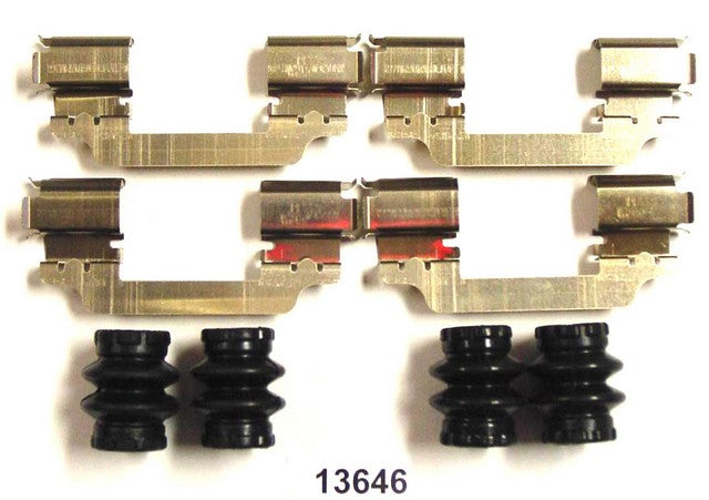 Better Brake Parts Disc Brake Hardware Kit P/N:13646K Fits: Mercedes-benz C250 15-12, Mercedes-benz C300 12-08, Mercedes-benz Slk250 15-12 - Image 1