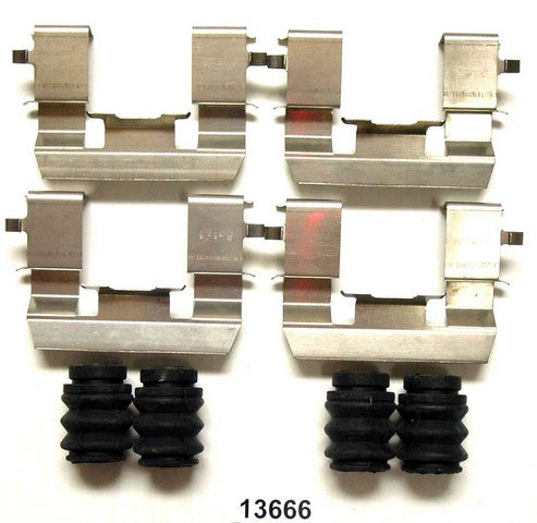 Better Brake Parts Disc Brake Hardware Kit P/N:13666K Fits: Acura Cl 03-01, Acura Rl 04-99, Acura Tl 08-99, Acura Tsx 10-04, Honda Accord 10-03 - Image 1