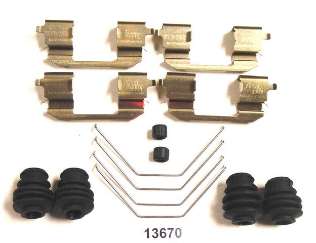 Better Brake Parts Disc Brake Hardware Kit P/N:13670K Fits: Acura Ilx 15-13, Honda Accord 17-11, Honda Cr-z 2016, Honda Fit 14-13 - Image 1