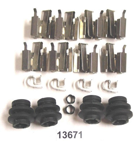 Better Brake Parts Disc Brake Hardware Kit P/N:13671K Fits: Lexus Gs200t, Lexus Gs300, Lexus Gs350, Lexus Gs450h, Lexus Is200t, Lexus Is250, Lexus Is300, Lexus Is350, Lexus Rc200t, Lexus Rc300, Lexus Rc350, Lexus Rx350, Lexus Rx450h, Toyota Sienna - Image 1