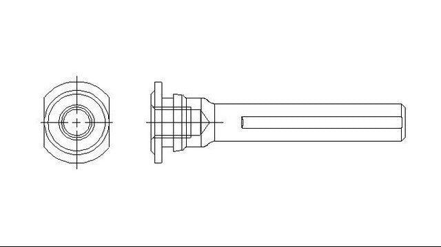 Better Brake Parts Disc Brake Caliper Bolt P/N:13749 Fits: Ford Edge 10-07, Hyundai Accent 11-06, Kia Rio 11-06, Kia Rio5 11-06, Lincoln Mkx 10-07, Mazda Cx-7 12-07, Mazda Cx-9 15-07 - Image 1