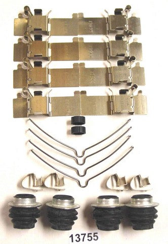 Better Brake Parts Disc Brake Hardware Kit P/N:13755K Fits: Lexus Es300h 18-13, Lexus Es350 18-12, Toyota Avalon 18-12, Toyota Camry 17-12 - Image 1