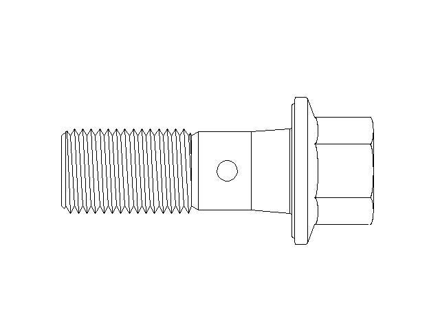 Better Brake Parts Brake Hydraulic Banjo Bolt P/N:13842 Fits: Buick Enclave, Buick Regal Sportback, Buick Regal Tourx, Cadillac Ats, Cadillac Cts, Cadillac Escalade, Cadillac Escalade Esv, Cadillac Escalade Ext, Cadillac Srx, Cadillac Xts - Image 1