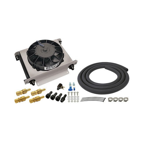 Derale Automatic Transmission Oil Cooler Kit P/N:13960 Fits: Am General Hummer, Chevrolet C10 Suburban, Chevrolet C20 Suburban, Chevrolet C2500, Chevrolet C30, Chevrolet C3500, Chevrolet Express 2500, Chevrolet Express 3500, Chevrolet G20, Chevrolet G30 - Image 1