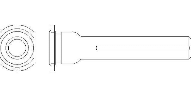 Better Brake Parts Disc Brake Caliper Bolt P/N:13962 Fits: Hyundai Veracruz 12-07 - Image 1