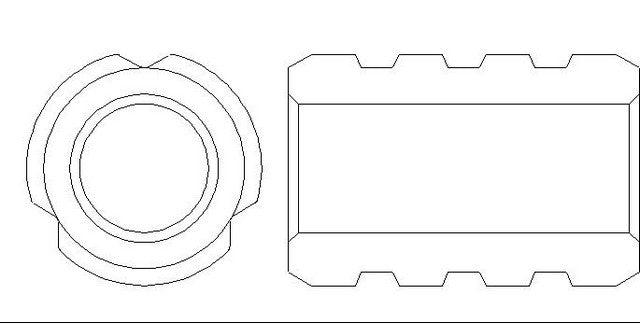 Better Brake Parts Disc Brake Caliper Pin Bushing P/N:13967 Fits: Hyundai Palisade 25-20, Hyundai Veracruz 12-07, Kia Sedona 21-15, Kia Telluride 23-20 - Image 1