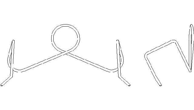 Better Brake Parts Disc Brake Pad Spring P/N:14025 Fits: Lexus Ls460 17-07, Lexus Ls600h 16-08 - Image 1