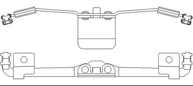Better Brake Parts Disc Brake Caliper Support Spring P/N:14029 Fits: Volvo Xc90 14-03 - Image 1