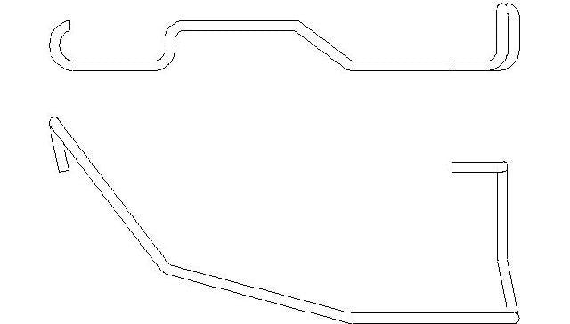 Better Brake Parts Disc Brake Pad Spring P/N:14036 Fits: Lexus Ls460 17-07, Lexus Ls600h 16-08 - Image 1