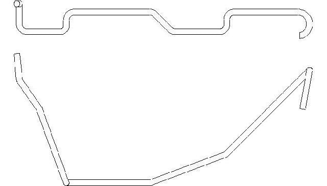 Better Brake Parts Disc Brake Pad Spring P/N:14041 Fits: Lexus Ls460 17-07, Lexus Ls600h 16-08 - Image 1