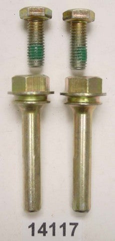 Better Brake Parts Disc Brake Caliper Pin Kit P/N:14117K Fits: BMW 318i, Jaguar Vanden Plas, Volkswagen Golf, Volkswagen Jetta, Volkswagen Passat, Volvo 780, Volvo 850, Volvo 940, Volvo 960, Volvo S90, Volvo V70, Volvo V90 - Image 1