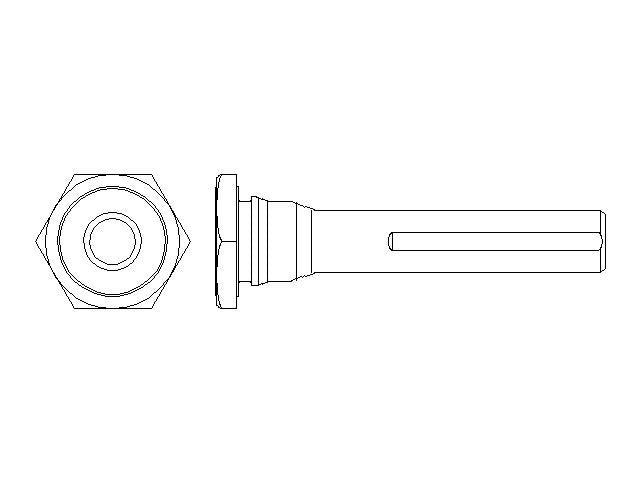 Better Brake Parts Disc Brake Caliper Bolt P/N:14152 Fits: Dodge Ram 4500 10-08, Dodge Ram 5500 10-08, Ram 4500 24-11, Ram 5500 24-11 - Image 1