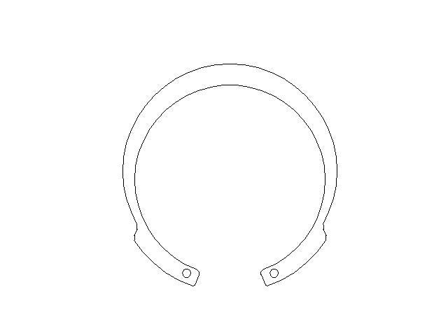 Better Brake Parts E-Clip P/N:14181 Fits: Alfa Romeo 4c, Audi A6, Audi A6 Quattro, Audi A8 Quattro, Audi Rs4, Audi Rs6, Audi S4, Audi S6, Audi S8, Buick Allure - Image 1