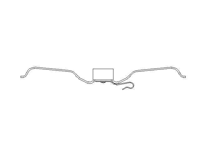 Better Brake Parts Disc Brake Pad Retaining Clip P/N:14221 Fits: Audi Tt Rs Quattro 13-12, Chevrolet Camaro 15-14, Chevrolet Corvette 13-09, Chevrolet Corvette 19-15, Volkswagen Touareg 17-06 - Image 1