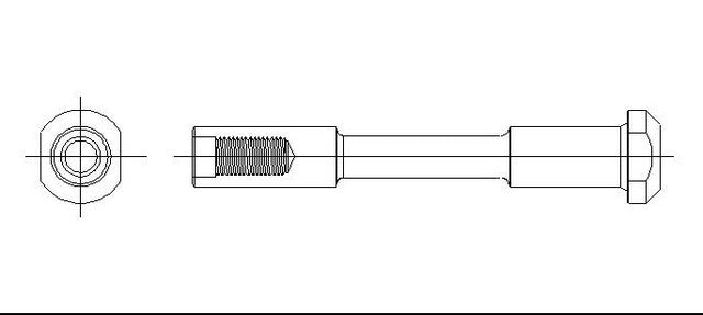 Better Brake Parts Disc Brake Caliper Bolt P/N:14352 Fits: Cadillac Ats 19-16, Cadillac Cts 19-09, Chevrolet Camaro 15-12, Chevrolet Camaro 23-17, Chevrolet Corvette 13-06, Chevrolet Corvette 19-15, Jeep Grand Cherokee 21-18 - Image 1