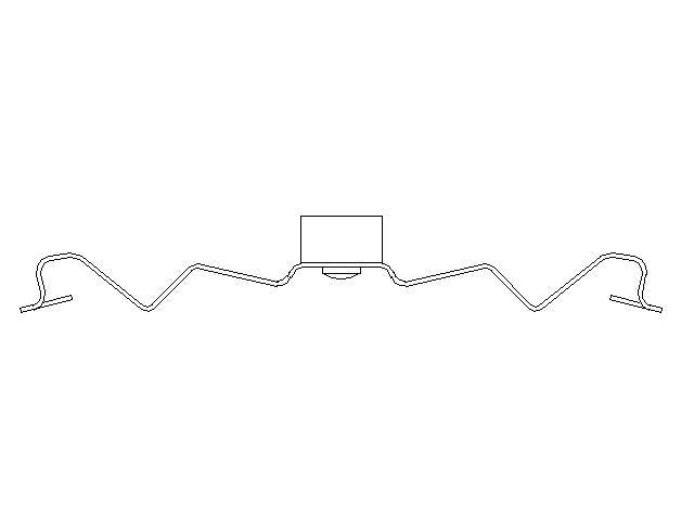 Better Brake Parts Disc Brake Pad Retaining Clip P/N:14959 Fits: Buick Regal 17-14, Cadillac Ats 19-13, Cadillac Ct6 20-16, Cadillac Cts 19-14, Cadillac Elr 2016, Cadillac Xts 19-13, Chevrolet Camaro 23-16, Chevrolet Corvette 23-14 - Image 1