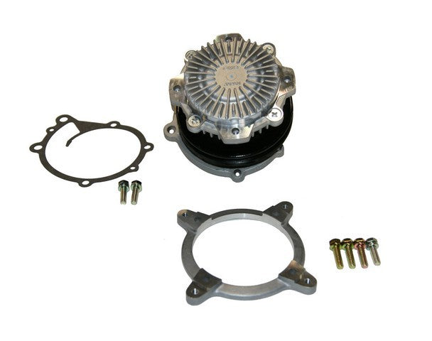 GMB Engine Water Pump with Fan Clutch P/N:150-1125 Fits: Nissan 510 73-68, Nissan 510 81-79, Nissan 521 Pickup 1969, Nissan 610 76-73, Nissan 620 79-75, Nissan 710 76-74, Nissan 720 1980 - Image 1