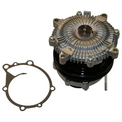 GMB Engine Water Pump with Fan Clutch P/N:150-1173 Fits: Nissan 200sx 83-77, Nissan 510 81-78, Nissan 610 76-74, Nissan 620 79-75, Nissan 710 77-75, Nissan 720 86-80, Nissan D21 89-86, Nissan Pathfinder 88-87 - Image 1