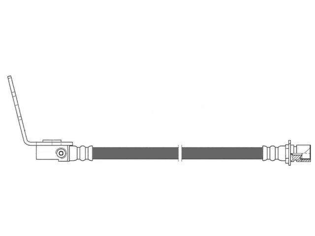 Centric Parts Brake Hydraulic Hose P/N:150.66417 Fits: Chevrolet Silverado 3500 Hd 14-11, GMC Sierra 3500 Hd 14-11 - Image 2