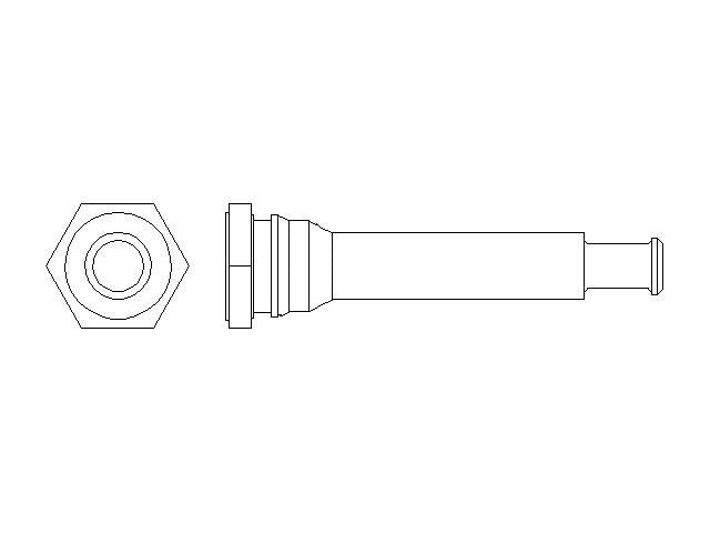 Better Brake Parts Disc Brake Caliper Bolt P/N:15015 Fits: Ford Explorer 25-20, Infiniti Jx35 2013, Infiniti Qx60 20-14, Infiniti Qx60 23-22, Lincoln Aviator 23-20, Nissan Ariya 24-23, Nissan Murano 24-15, Nissan Pathfinder 20-13, Nissan Pathfinder 24-22 - Image 1