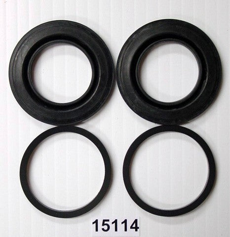 Better Brake Parts Disc Brake Caliper Repair Kit P/N:15114K Fits: Volvo 164 71-70, Volvo 242 84-75, Volvo 244 87-75, Volvo 245 87-75, Volvo 262 1976, Volvo 262 81-78, Volvo 264 79-76, Volvo 265 79-76, Volvo Dl 1984, Volvo Gle 1984 - Image 1