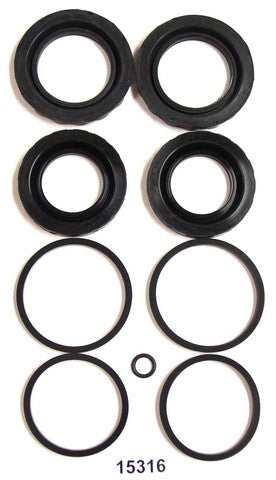 Better Brake Parts Disc Brake Caliper Repair Kit P/N:15316K Fits: Mitsubishi Lancer 06-03, Mitsubishi Lancer 15-10, Mitsubishi Lancer 2008, Subaru Impreza 14-04, Subaru Wrx Sti 17-15 - Image 1