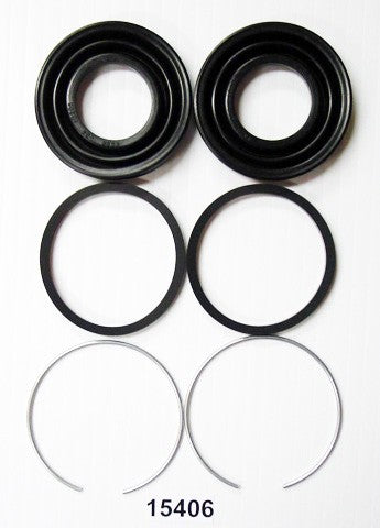 Better Brake Parts Disc Brake Caliper Repair Kit P/N:15406K Fits: Dodge Stealth, Eagle Talon, Mitsubishi 3000gt, Mitsubishi Diamante, Mitsubishi Eclipse, Mitsubishi Galant, Mitsubishi Lancer, Mitsubishi Montero, Mitsubishi Montero Sport - Image 1